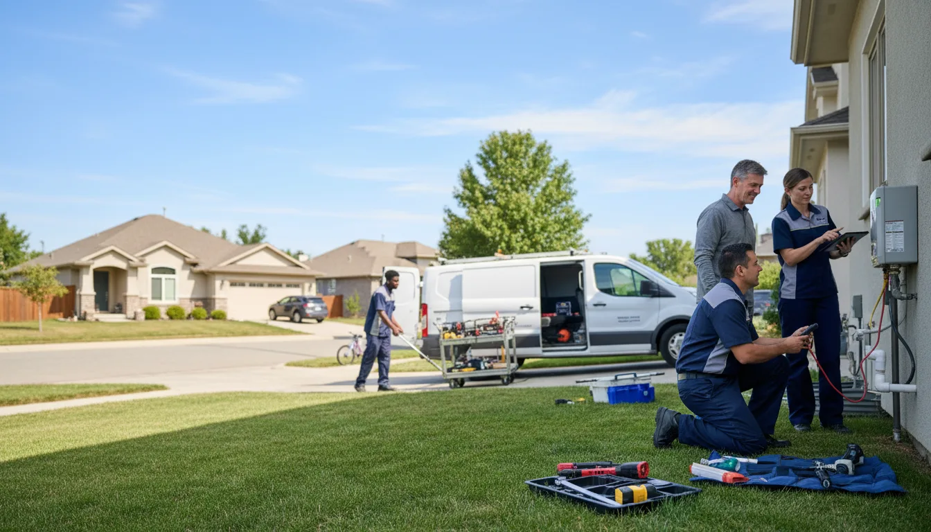 Tankless water heater service in Burnham, ME